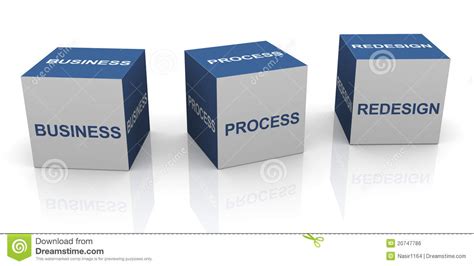 Bpr Business Process Redesign Stock Illustration Illustration Of