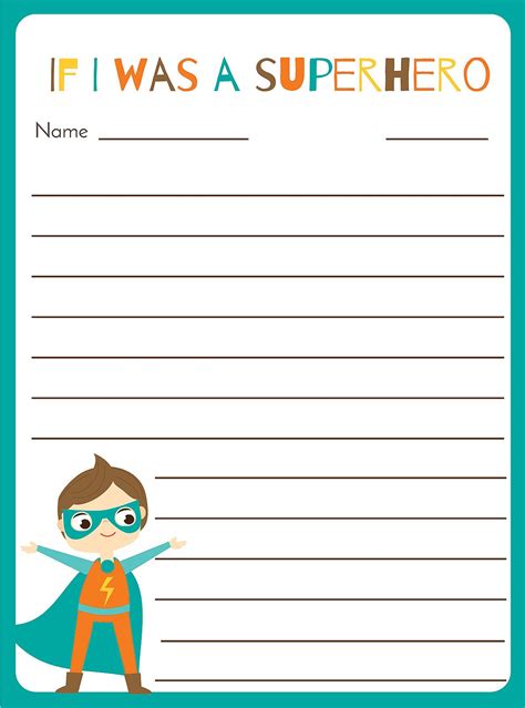 Writing Prompts For Kids Worksheet