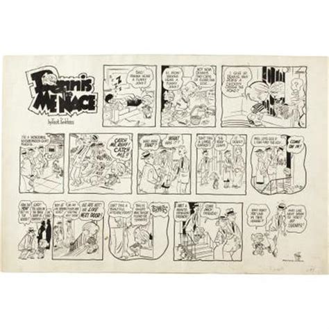 Hank Ketcham Dennis The Menace Sunday Comic Art