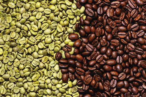 Unroasted And Roasted Coffee Beans Food Images ~ Creative Market