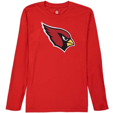 Youth Arizona Cardinals Cardinal Team Logo Long Sleeve T Shirt