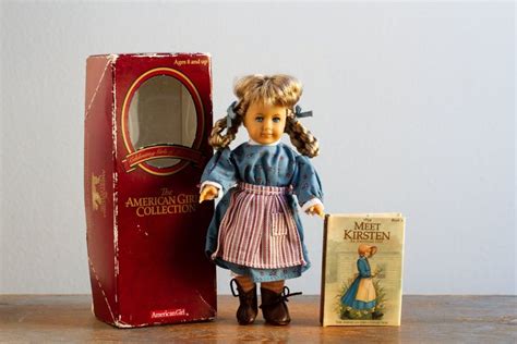 vintage mini american girl doll kirsten 6 1 2 inch doll and etsy mini american girl dolls