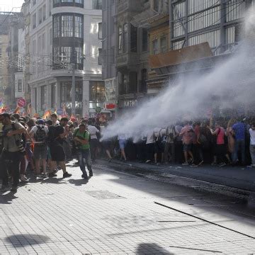 Turkish Police Use Water Cannons Tear Gas To Disperse Gay Pride Parade