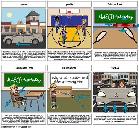 Science Motion Storyboard Storyboard By 1eb1e372
