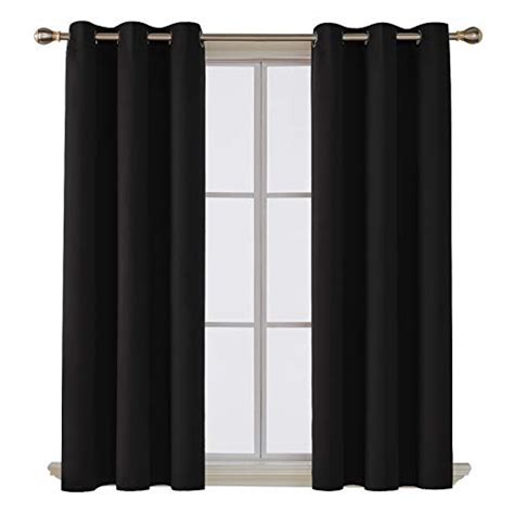 Deconovo 100 Blackout Curtains Solid Room Darkening Thermal Insulated
