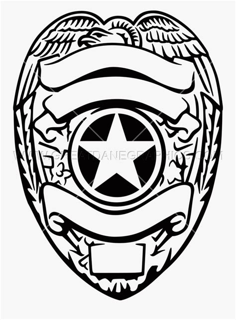 Police Badge Drawing At Getdrawings Police Officer Badge Svg Free
