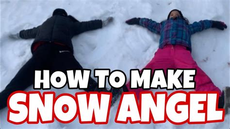 How To Make Snow Angel Youtube