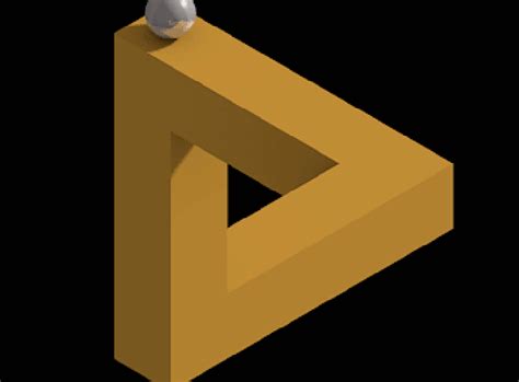 Triangle Rotation GIFs - Find & Share on GIPHY | Penrose triangle, Illusions, Impossible triangle