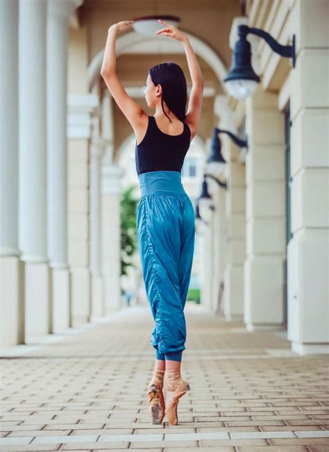 The Andrea Trash Pants By Chic Ballet Dancewear Deep Blue — Dancewear