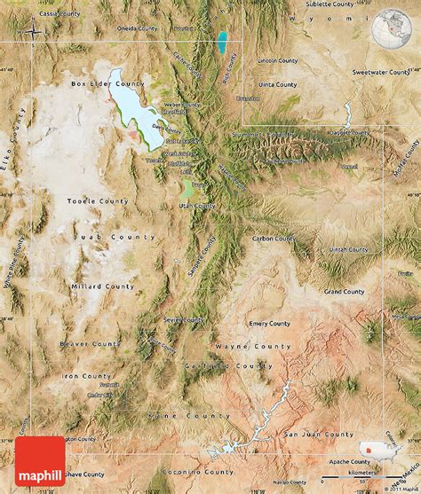 35 Physical Map Of Utah Maps Database Source Gambaran