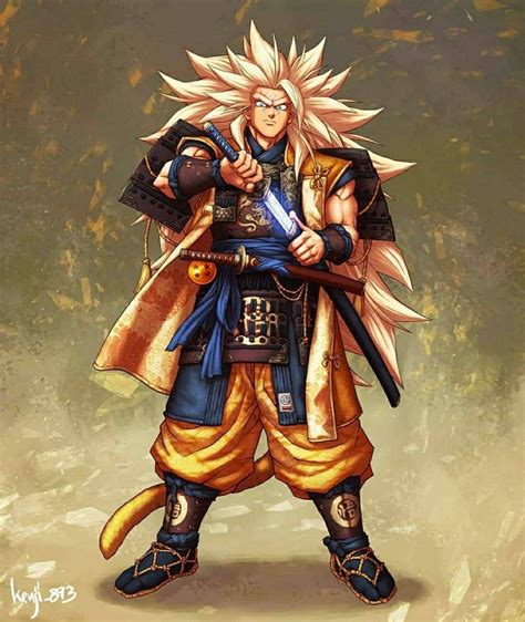 Goku ss3 samurái in 2021 Dragon ball super art Goku fanart Anime