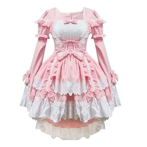 pink costumes maid clothes anime clothing cosplay in dresses from women s clothing on aliexpress