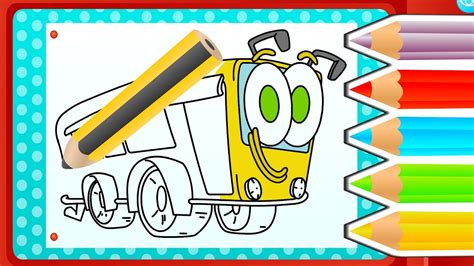 ¿puedes adivinar de qué se tratan los dibujos de tus. Cómo Dibujar y Colorear un AUTOBUS 🎨 Juegos de niños para aprender | App Interactiva y Divertida ...