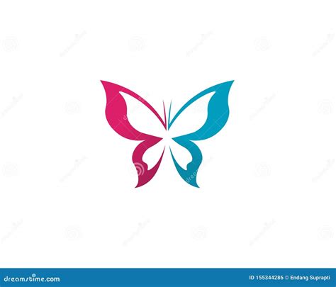 Vector Icono Simple De La Mariposa Colorido Conceptual LOGOTIPO Ilustraci N Del Vector Stock