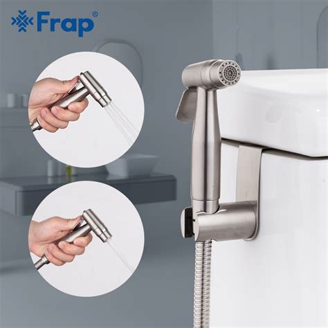 Frap Bidet Faucets Toilet Bidet Two Function Sprayer Set Kit Stainless Steel Hand Bidets Faucet