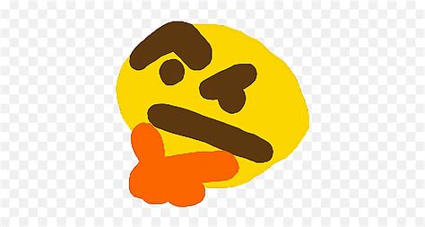 Think Emoji Thonk Memes Lol Emote Confused Pepe Hmm Thinking Confused