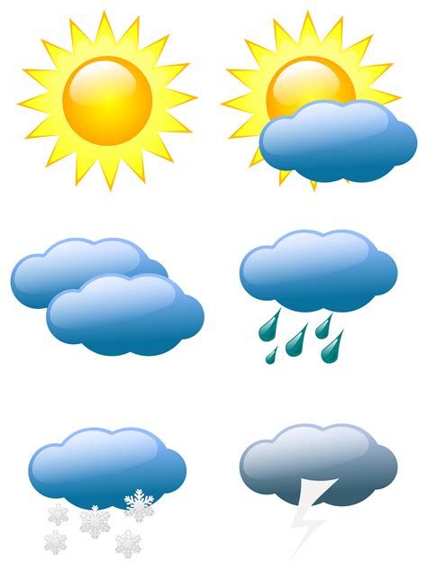 Free Weather Symbols Images Download Free Weather Symbols Images Png
