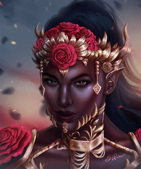 Rose Warrior By Sandrawinther Dark Fantasy Art Final Fantasy Art