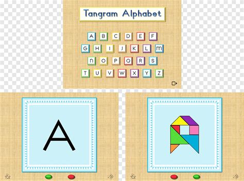 Formas Tangram Alfabeto Letra Ppt Carta Texto Rect Ngulo Png Pngegg