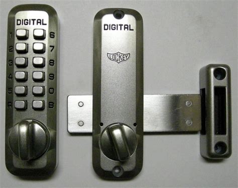 Lockey M220 Keyless Mechanical Digital Deadbolt Door Lock Satin Nickel