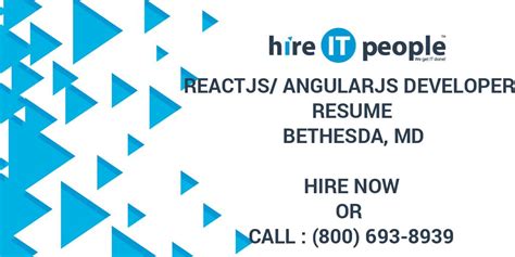 We did not find results for: ReactJS/AngularJS Developer Resume Bethesda, MD - Hire IT People - We get IT done