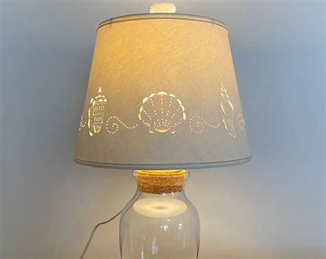 Add Your Own Seashell Lamp Fillable Lamp Shell Lamp Etsy Uk