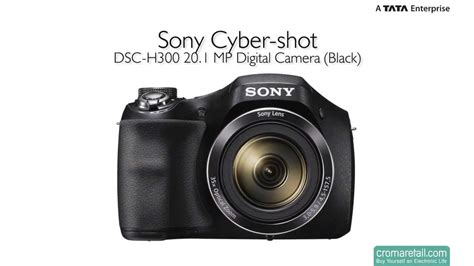 Sony Cyber Shot Dsc H300 201 Mp Digital Camera Black Youtube