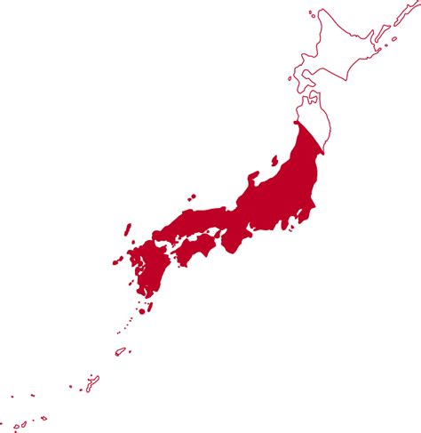 Flag Vector Map Of Japan Transparent Background Japan Map With Flag