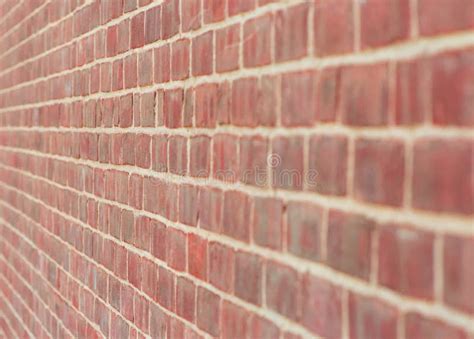 Brick Wall At Angle Stock Photo Image Of Cement Grout 48818096