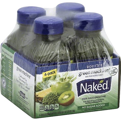 Naked 100 Juice Smoothie Green Machine 4 Pack Shop Edwards Food