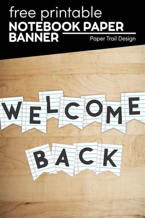 Print A Welcome Back To School Banner The Perfect Classroom Door Sign