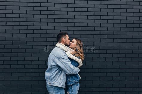 Girl Kissing Boyfriend Stock Image Image Of Adorable 7129309