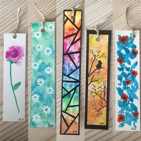 Watercolor Bookmarks Bookmarks Handmade Handmade Bookmarks Diy Book Art Diy