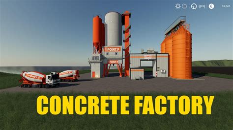 Concrete Factory V10 Fs19 Mod