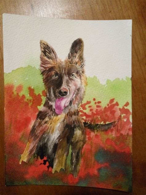 Watercolor tips watercolour tutorials watercolor techniques watercolour painting painting techniques simple watercolor watercolours watercolor classes watercolor postcard. watercolors painting of my dog | Painting, Watercolor ...