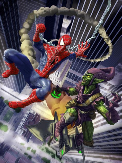 Spider Man Vs Green Goblin By Jonbonnard512 On Deviantart
