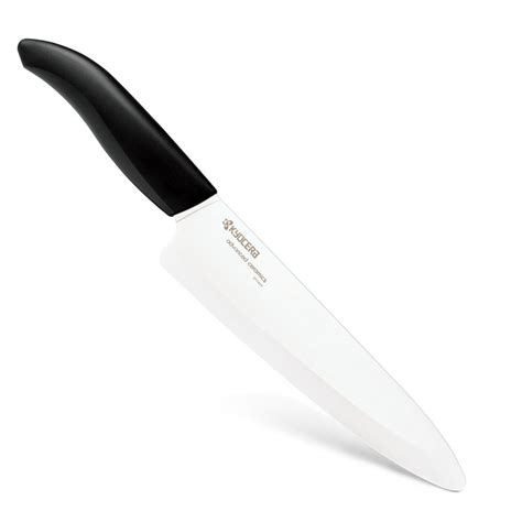 Kyocera 7 Black Ceramic Chefs Knife Whisk