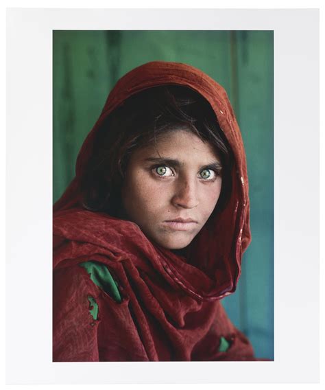 Lot Steve Mccurry B 1950 American Sharbat Gula Afghan Girl