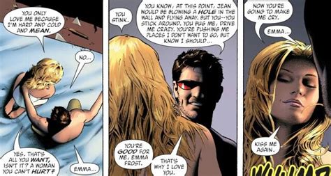 You Re Going To Make Me Cry Emma Frost Scott Summers Marvel Comics Women Comic Book