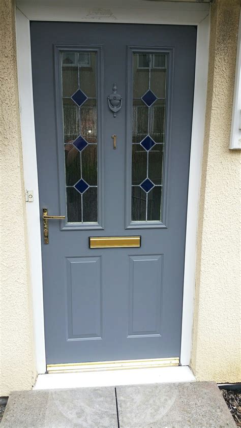 Dulux Gallant Grey Painted Front Doors Grey Front Doors Front Door
