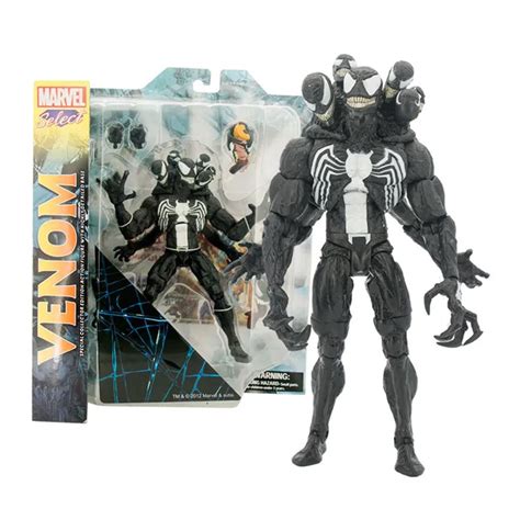 21cm Dst Marvel Select The Amazing Spider Man 2 Venom Pvc Action Figure Collcetion Model Toy