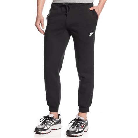 Nike Aw77 Cuffed Sweatpants In Black For Men Blackwhite Lyst