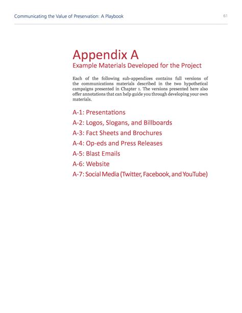 Appendix A Example Materials Developed For The Project Communicating
