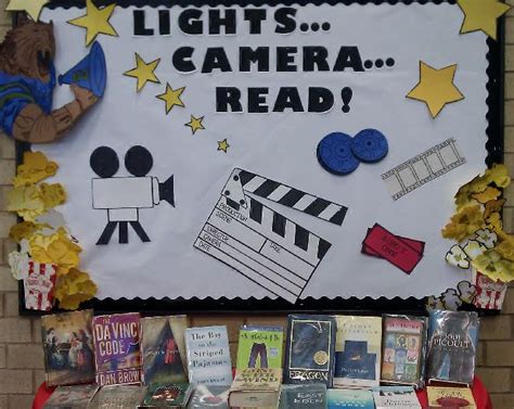 Books To Movies Library Display Photo Photo Gallery SparkleBox