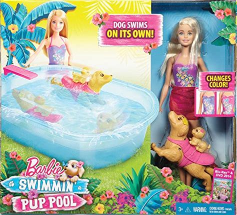 Barbie Swimmin Pup Pool Set
