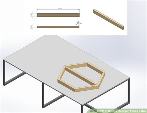 How To Build A Hexagon Picnic Table With Pictures Wikihow