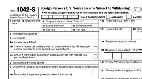 1042 Form 2024 Irs Forms Zrivo