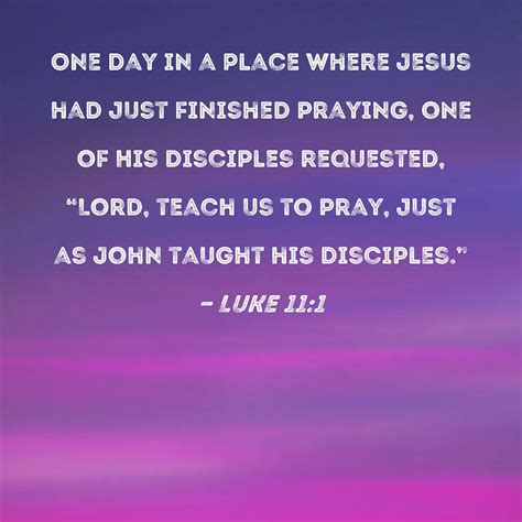 Jesus Teaching Disciples To Pray