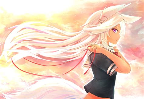 Anime Wolf Girl Pics Wallpapers Wallpaper Cave