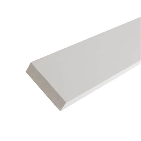 Azek Trim 1 In X 35 In X 12 Ft White Pvc Composite Traditional Trim